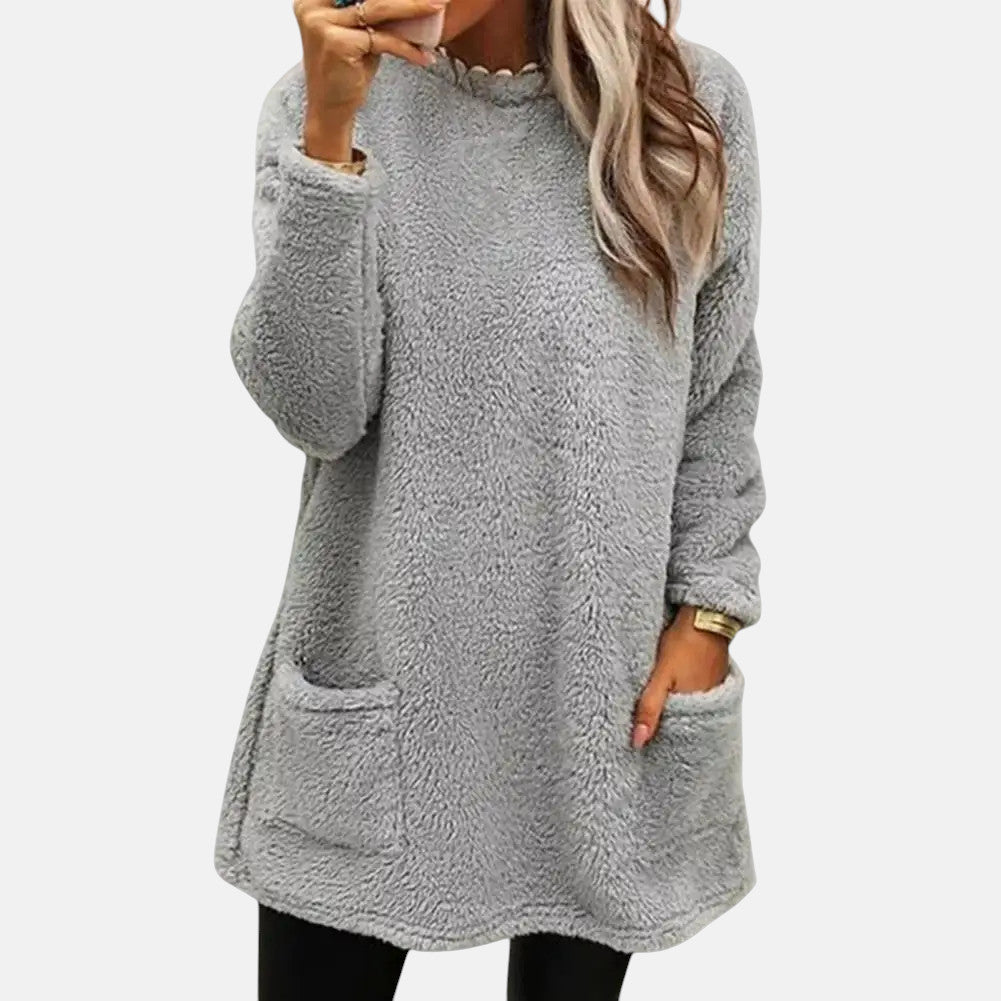 Amanda - mid length sweater — view 2