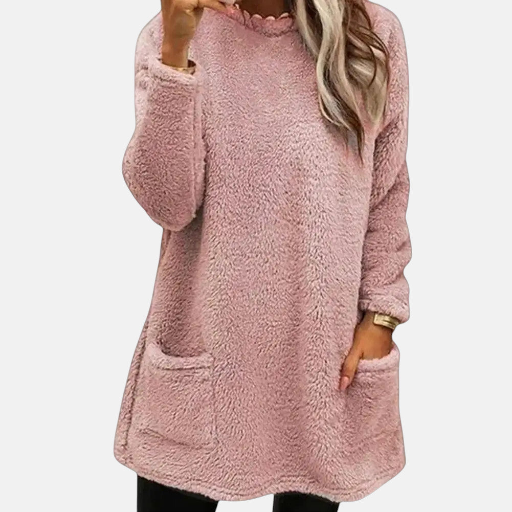 Amanda - mid length sweater — view 3