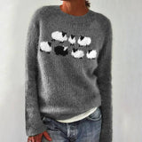 Amanda - Retro Knitted Sweater — view 1