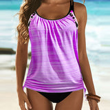 Amara - leopard print tankini — view 4
