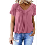 Amara - Women's Casual V-Neck Top — view 5