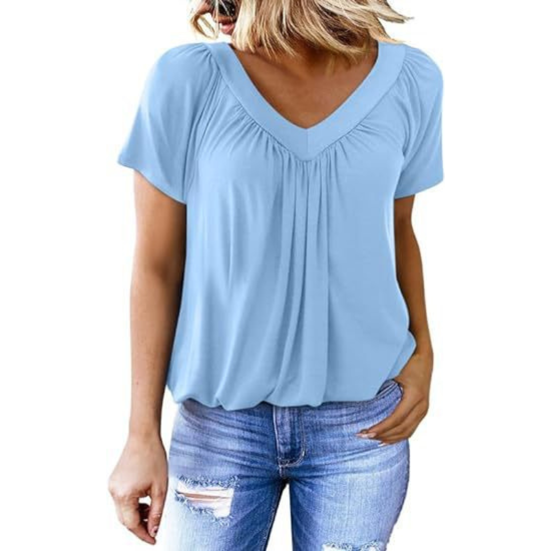 Amara - Women's Casual V-Neck Top — view 7