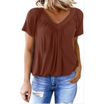 Amara - Women's Casual V-Neck Top — view 10