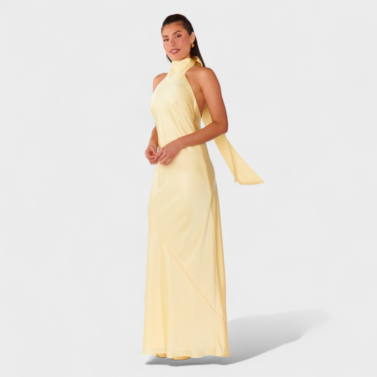 Amelia - dress with satin bow — view 3