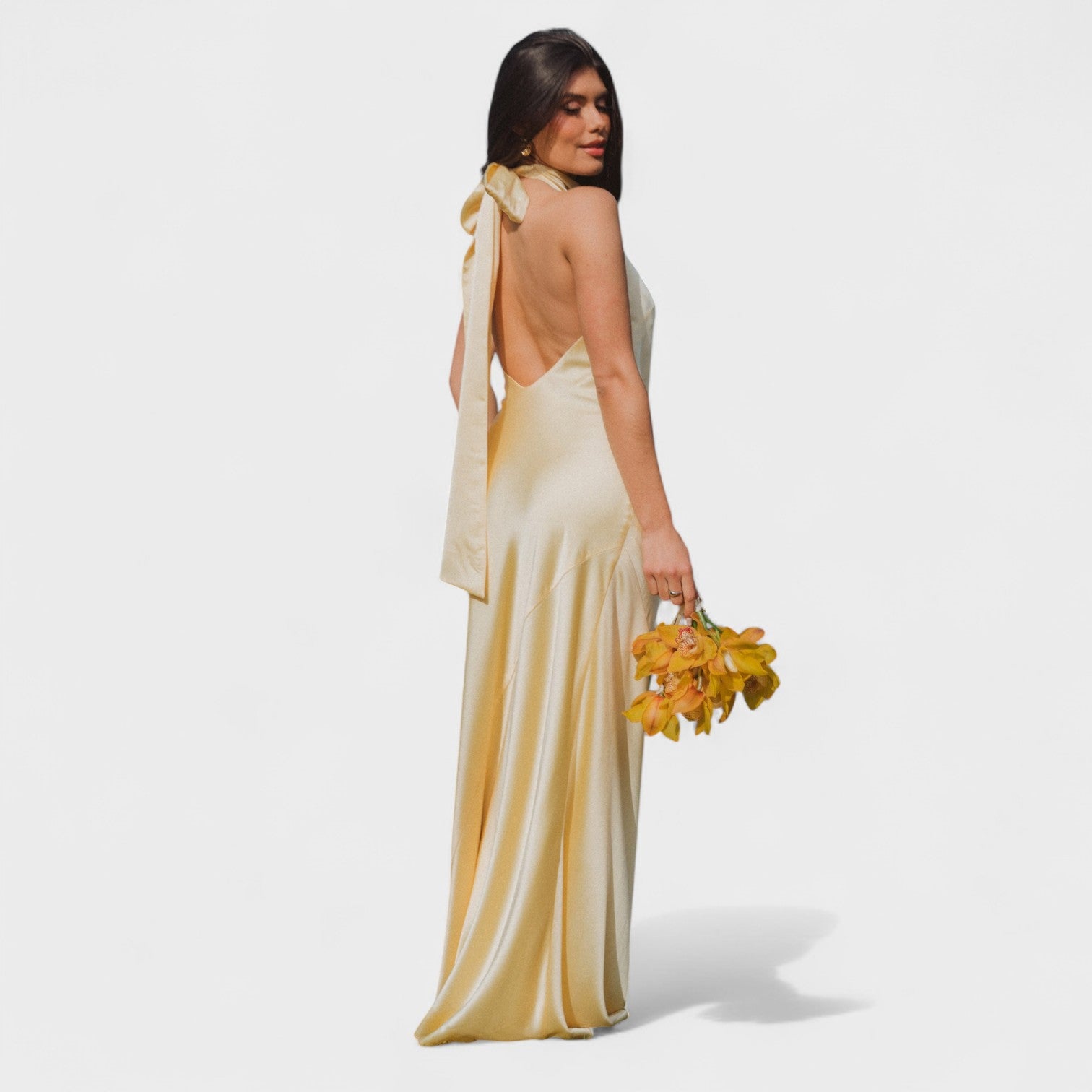 Amelia - dress with satin bow — view 7