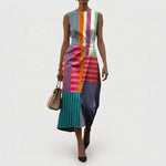 Amelia - sleeveless print dress — view 1