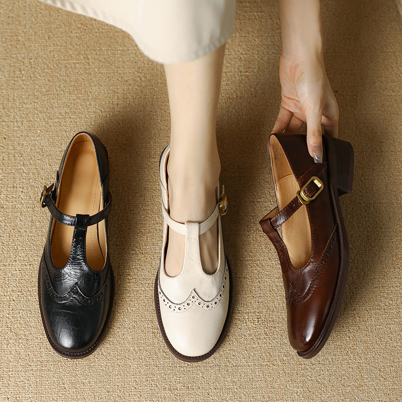 Amelie - classic women's strappy shoes — view 10