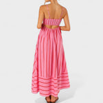 Andrea - long striped dress — view 7