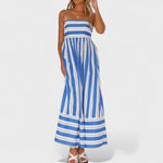 Andrea - long striped dress — view 11