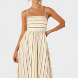 Andrea - long striped dress — view 14