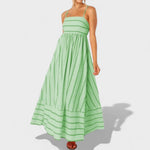 Andrea - long striped dress — view 17