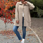 Andrea - classic button down oversized jacket — view 4