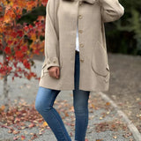 Andrea - classic button down oversized jacket — view 5