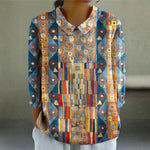 Andrea - artistic mosaic blouse — view 1