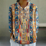 Andrea - artistic mosaic blouse — view 1