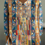 Andrea - artistic mosaic blouse — view 2