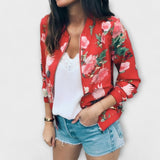 Andreia - elegant floral bomber jacket — view 5