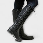 Angela - leather high boots — view 1