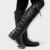 Angela - leather high boots — view 1