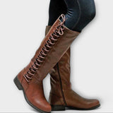 Angela - leather high boots — view 2