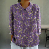 Angela - Lavender Meadow Blouse — view 1