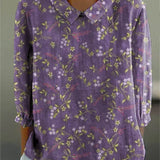 Angela - Lavender Meadow Blouse — view 2