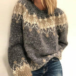 Angela - Retro Knitted Sweater — view 3