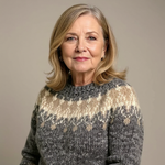 Angela - Retro Knitted Sweater — view 14