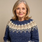 Angela - Retro Knitted Sweater — view 15
