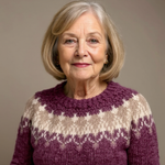Angela - Retro Knitted Sweater — view 16