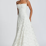 Anna - long dress with lace — view 1