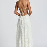 Anna - long dress with lace — view 2