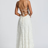 Anna - long dress with lace — view 2