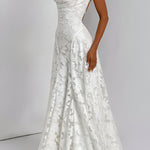 Anna - long dress with lace — view 3