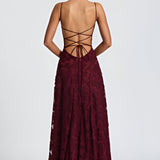 Anna - long dress with lace — view 5