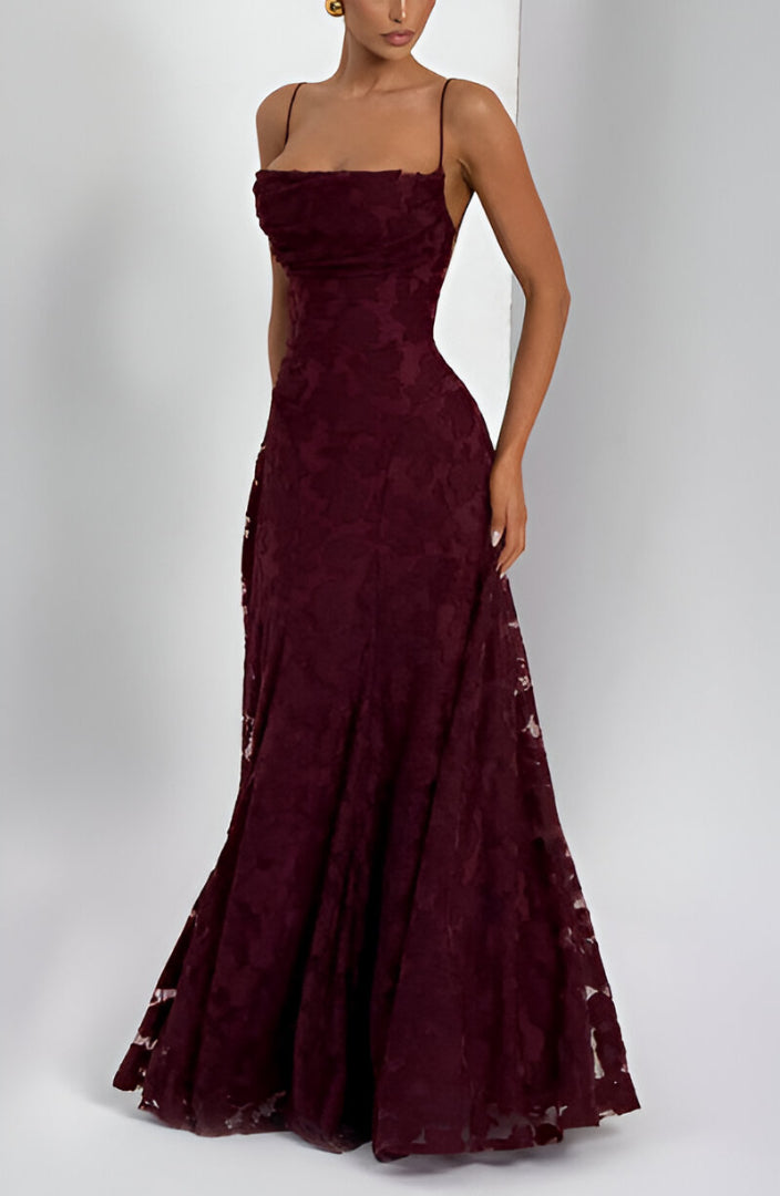 Anna - long dress with lace — view 6