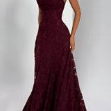 Anna - long dress with lace — view 6