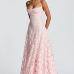 Anna - long dress with lace — view 7