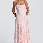 Anna - long dress with lace — view 8