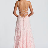 Anna - long dress with lace — view 9