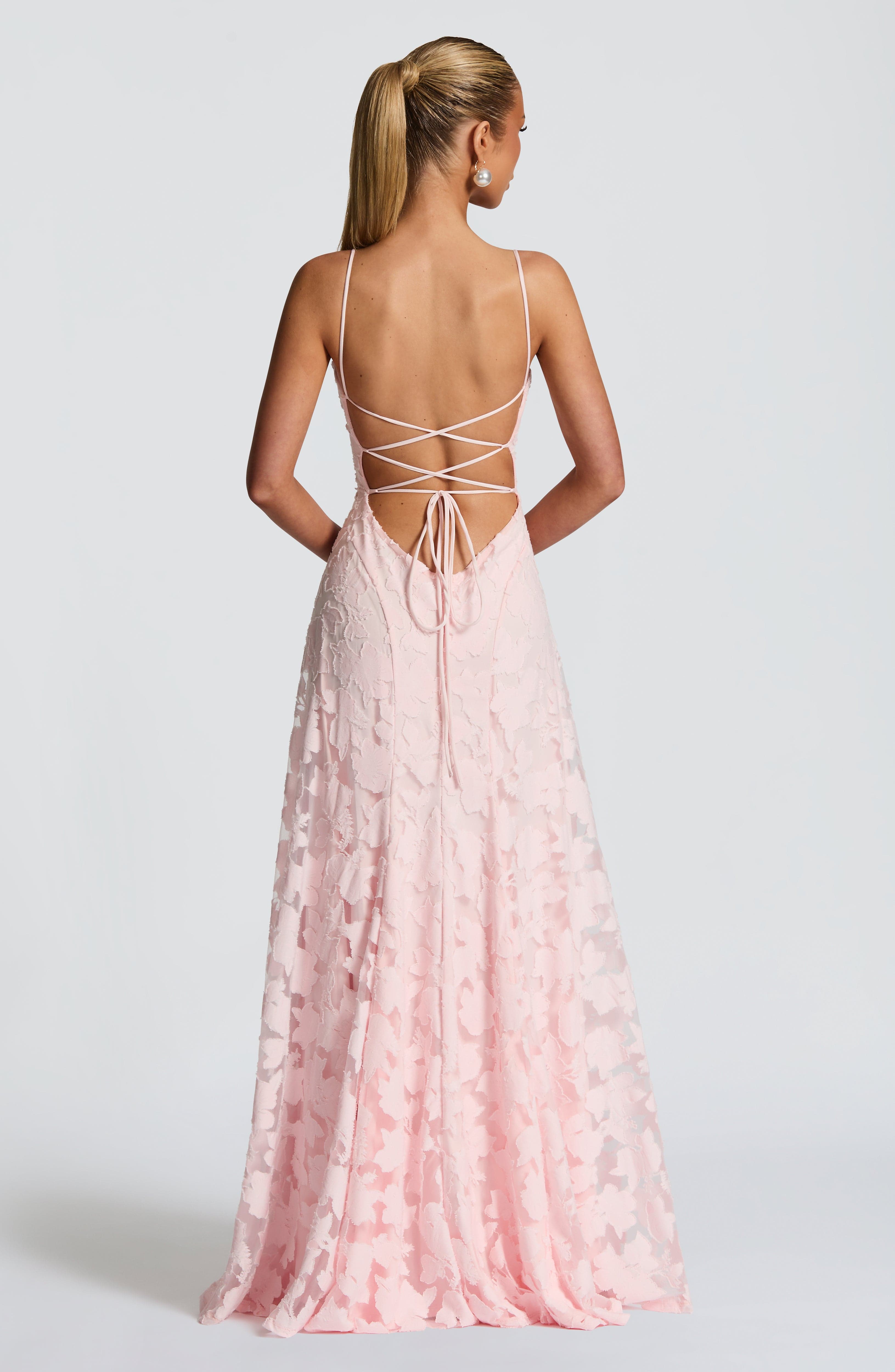 Anna - long dress with lace — view 9