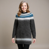 April - retro knitted sweater — view 2