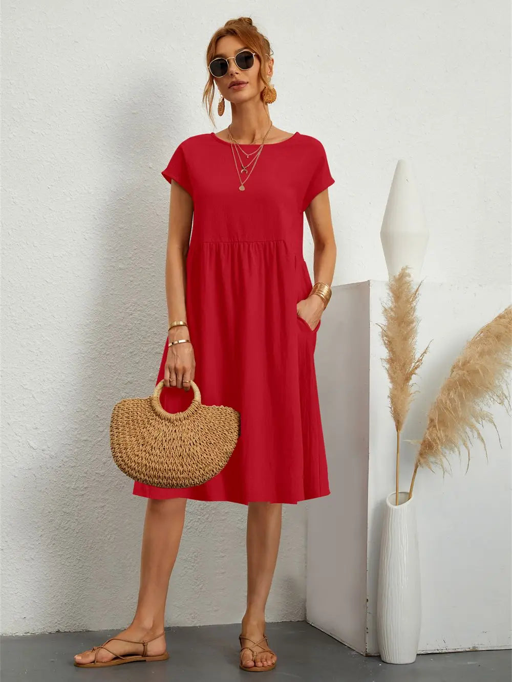 Aria - casual pocket dress — view 2