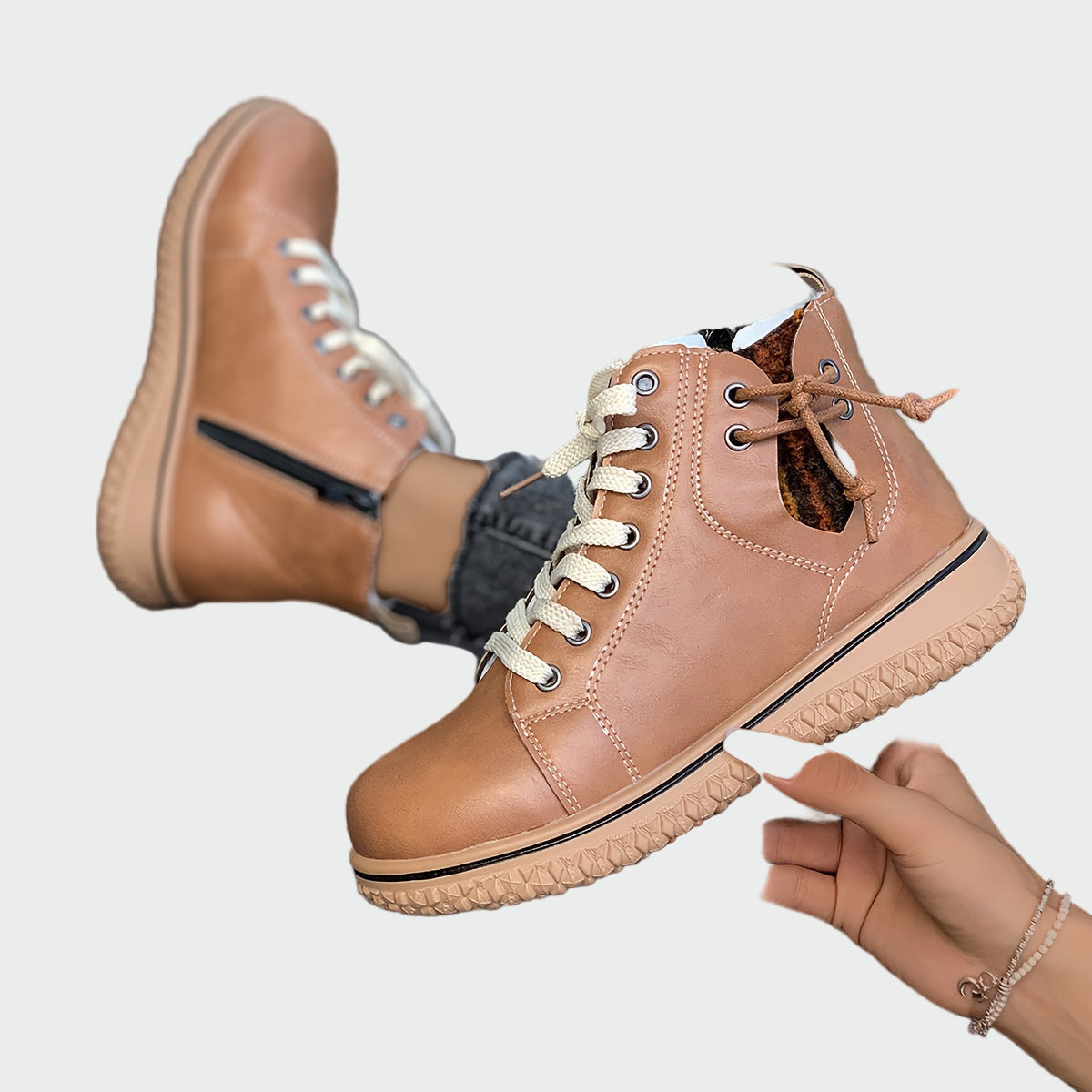 Armgard - leather ankle boots — view 4