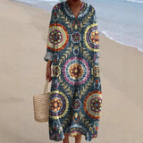 Ashley - boho dress with ethnic pattern — view 1