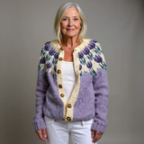 Ashley - Retro Icelandic Cardigan — view 1