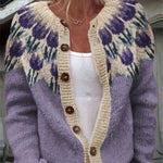 Ashley - Retro Icelandic Cardigan — view 2