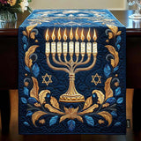 Table Runner - Lighted Menorah — view 1