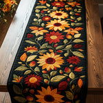 Table runner - Autumn sunflowers — view 2