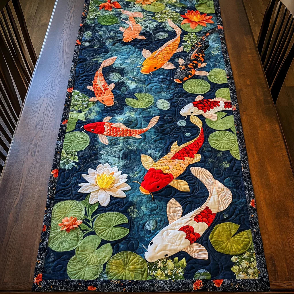 Table runner - Koi Dream — view 1